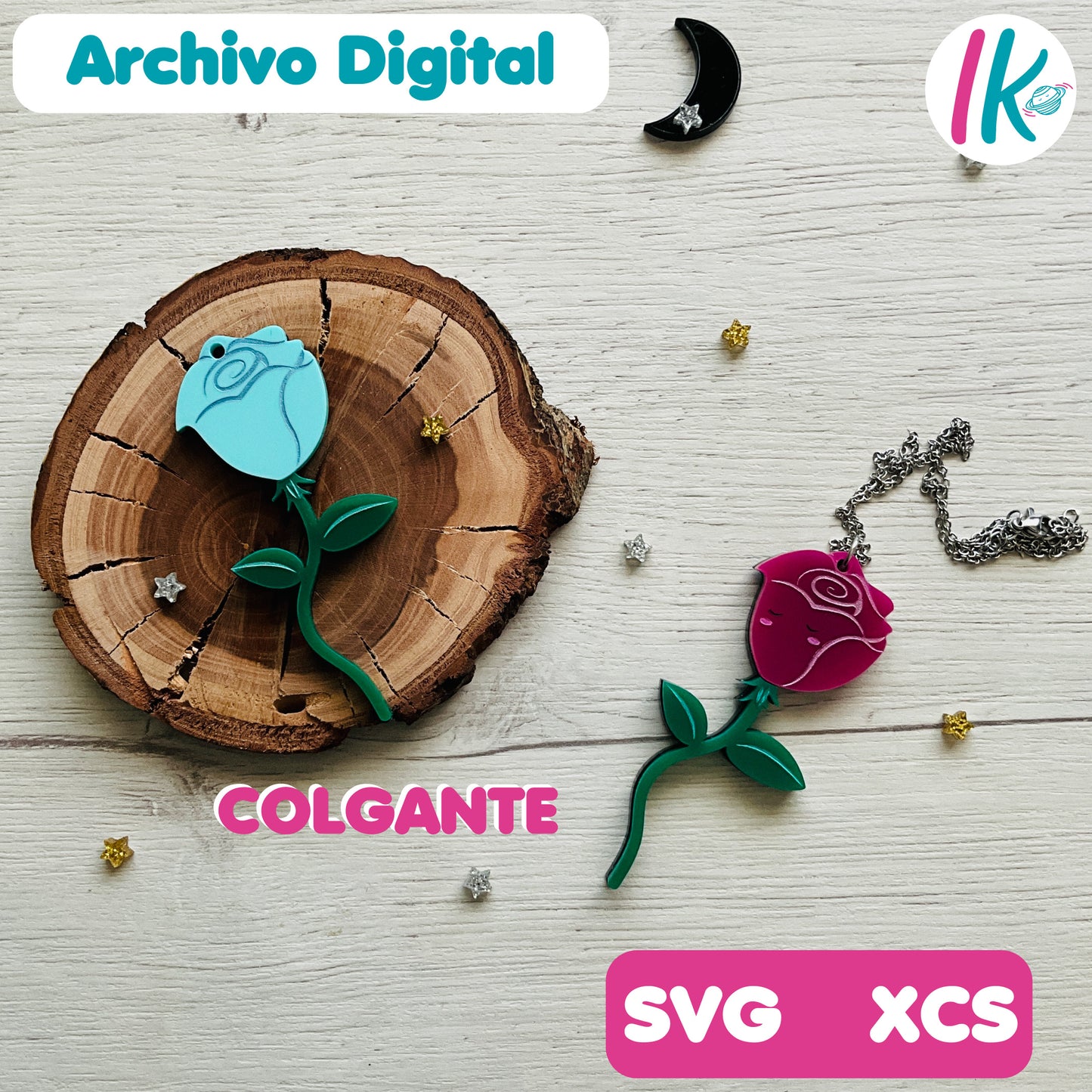 Colgante Rosa El Principito svg, colgante rosa el principito xcs, archivos digitales de pendientes acrílico, archivos digitales colgantes acrílico, archivos digitales corte láser acrílico, archivos digitales corte láser pendientes y colgantes acrílico, archivos corte láser svg-xcs, archivos corte láser xtool, xtool corte acrílico para pendientes y colgantes,