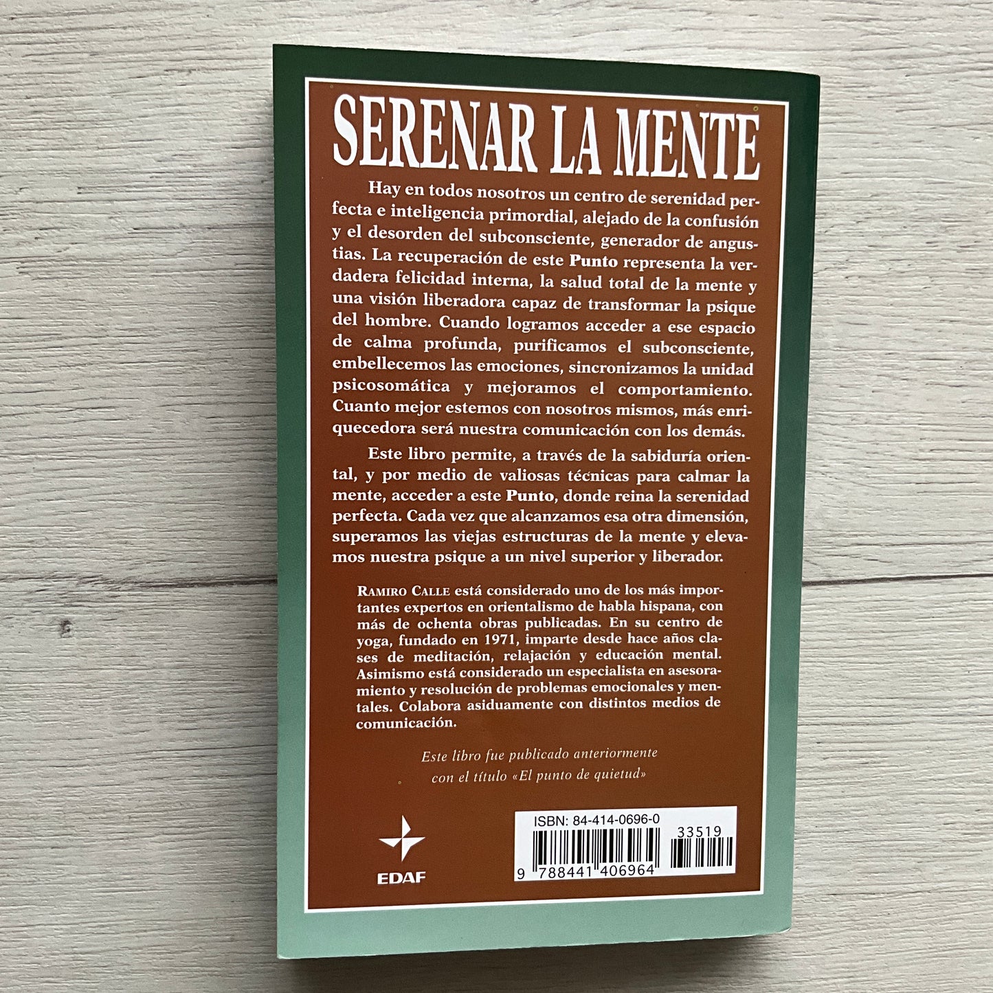 Serenar la mente - Ramiro A. Calle
