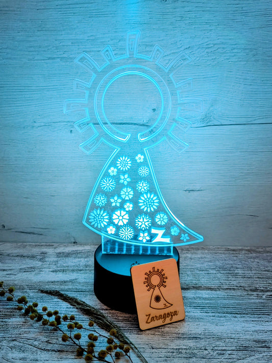 Lámpara Led Virgen del Pilar