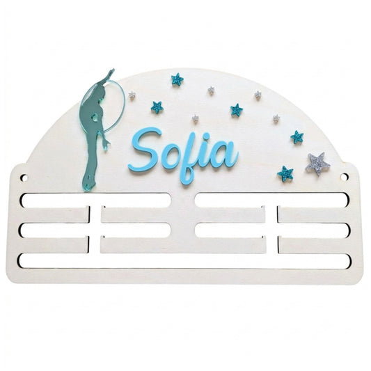 Medallero Gimnasia Personalizado (Estrellas Grabadas)