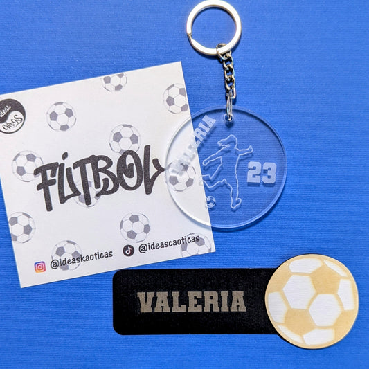 Llavero Fútbol Chica