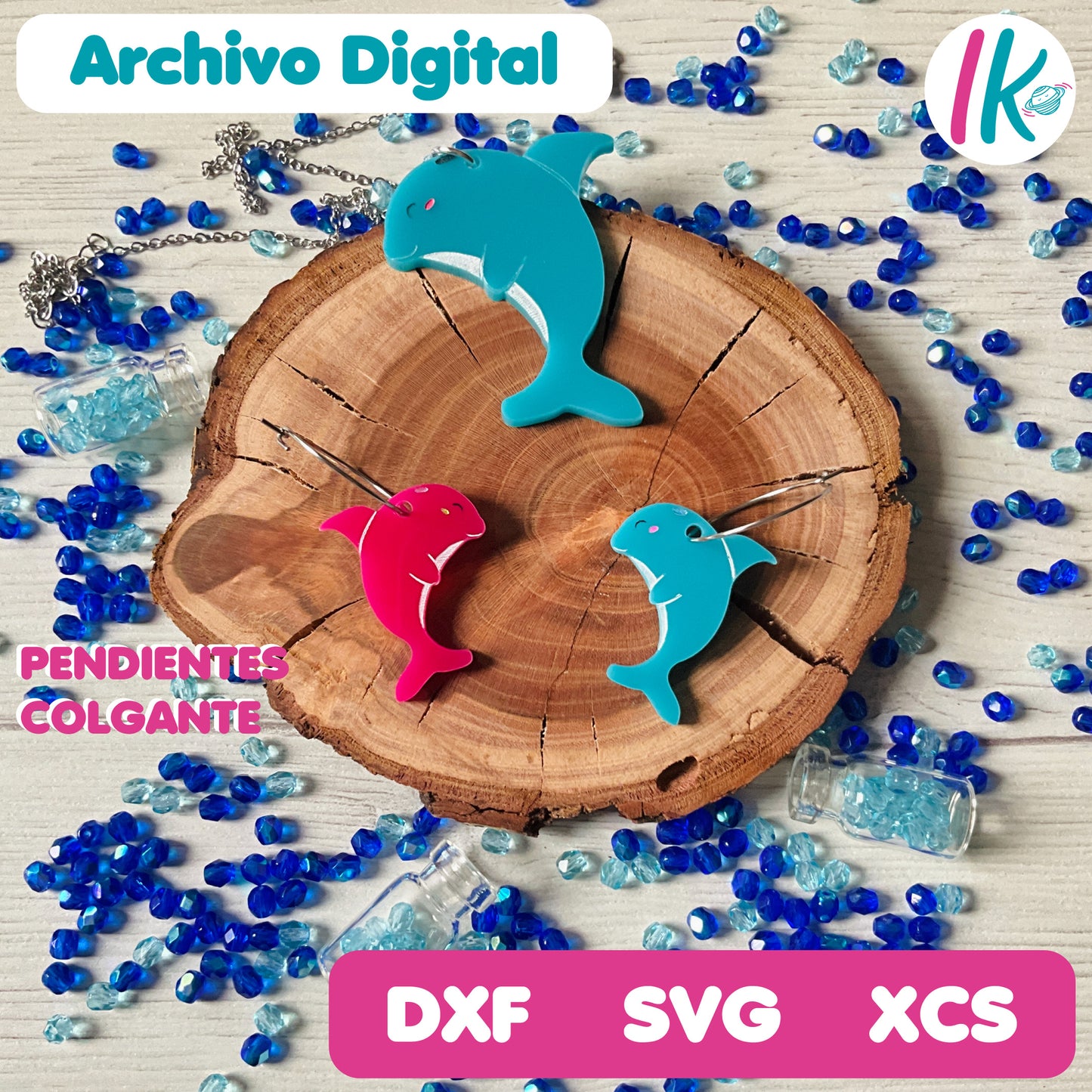 Pendientes acrílico Delfines svg, pendientes Delfines acrílico xcs, archivos digitales de pendientes acrílico, archivos digitales colgantes acrílico, archivos digitales corte láser acrílico, archivos digitales corte láser pendientes y colgantes acrílico, archivos corte láser svg-xcs, archivos corte láser xtool, xtool corte acrílico para pendientes y colgantes, xtool laser cut files,