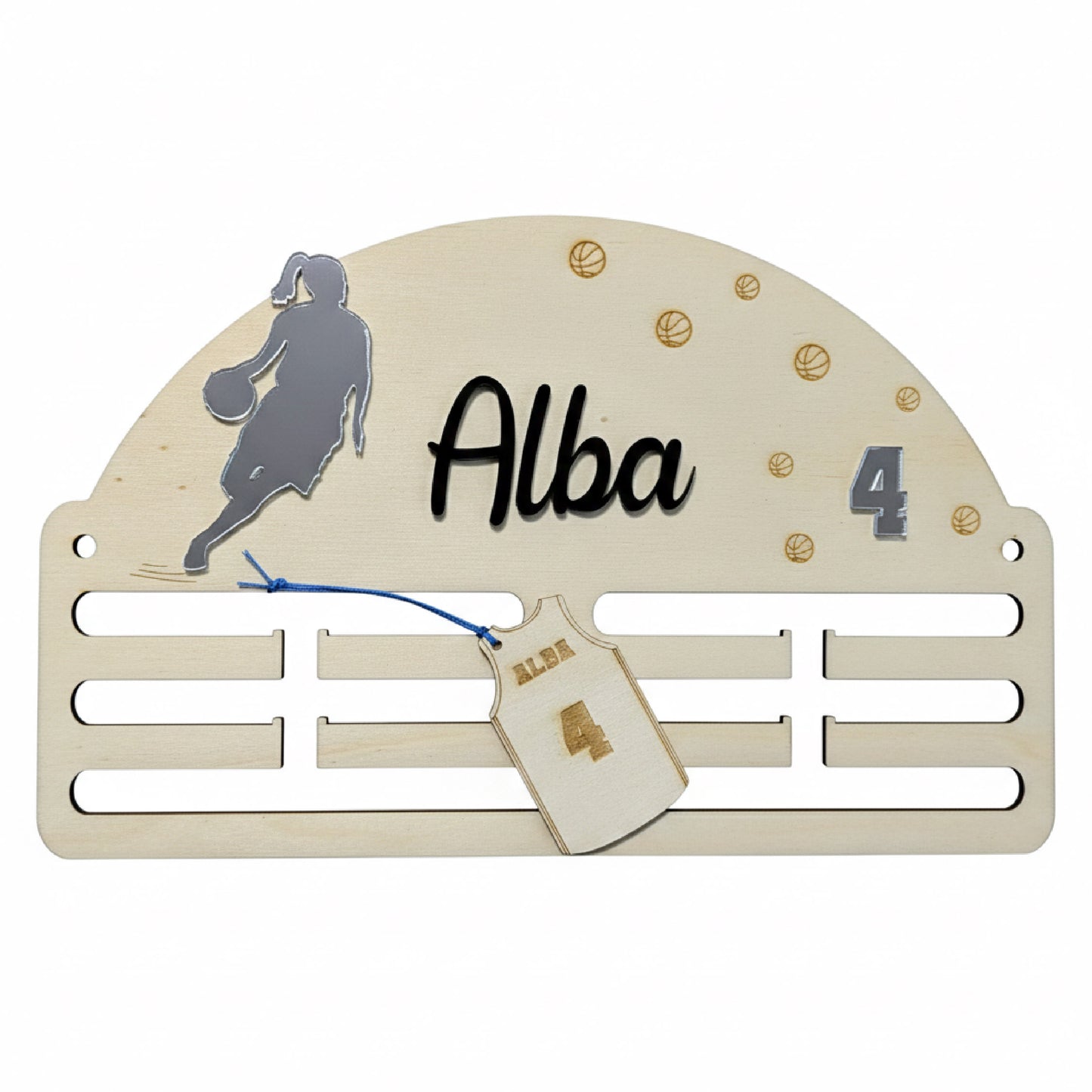Medallero Baloncesto Chica Personalizado