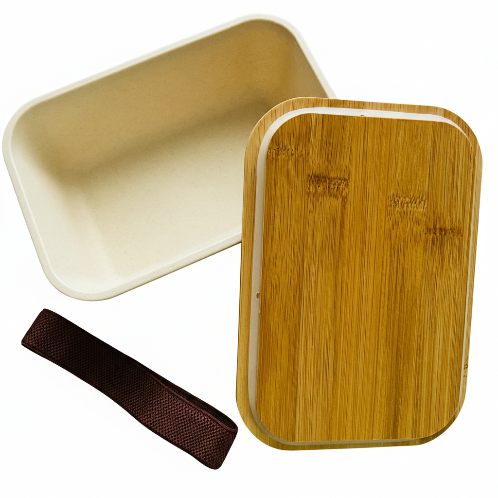 Fiambrera Bento + Cubiertos. Grabado Nombre en tapa y cubiertos.