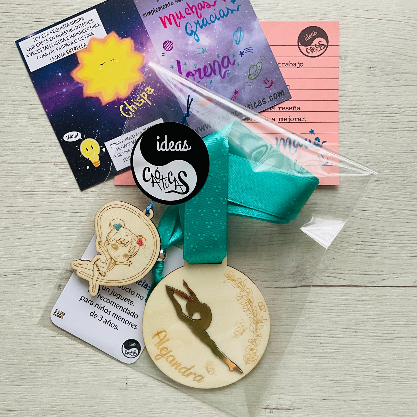 Medalla Gimnasia personalizada