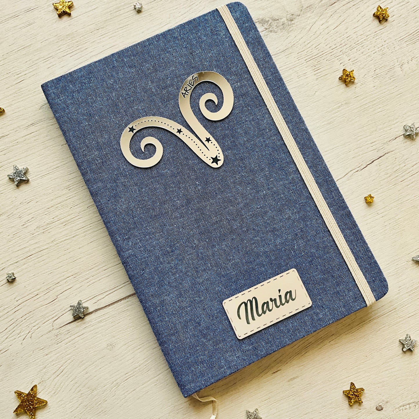 Libreta A5 personalizada Nombre + Signo Zodíaco