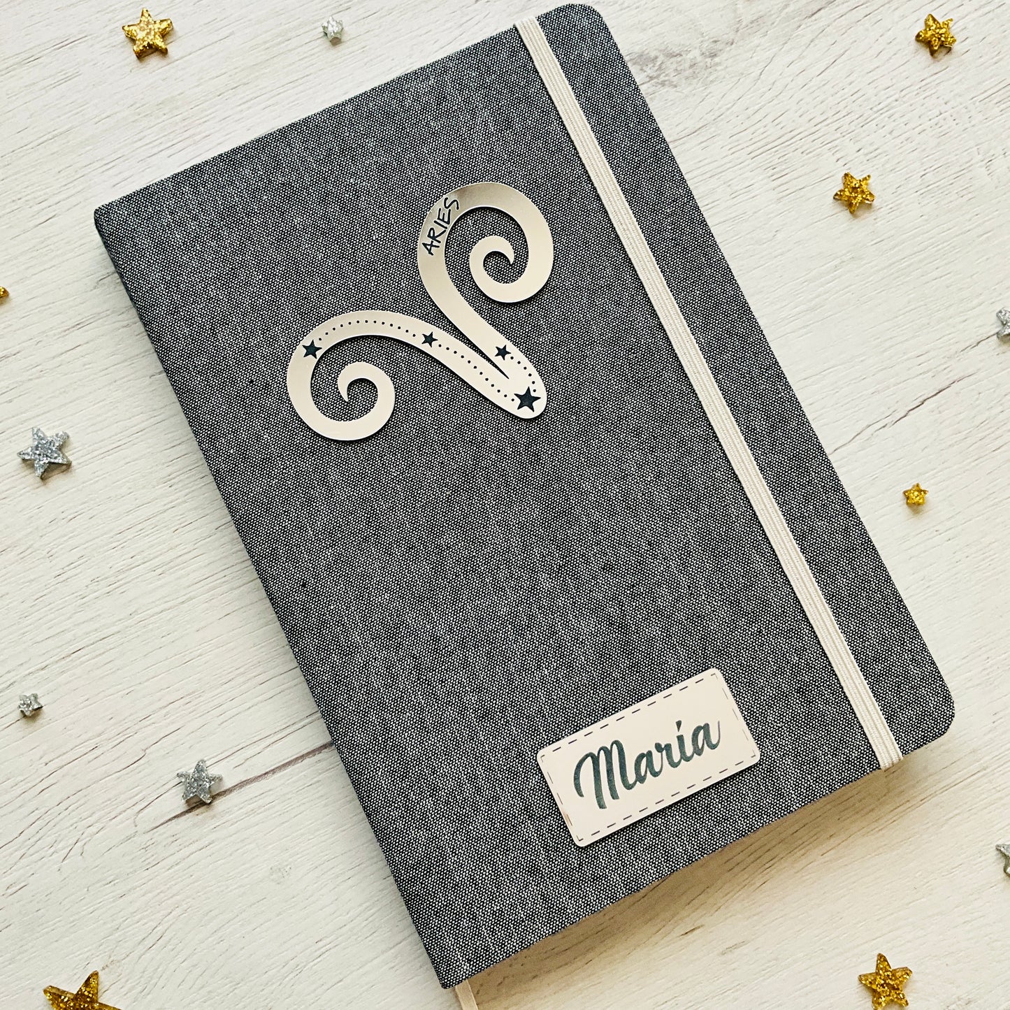 Libreta A5 personalizada Nombre + Signo Zodíaco