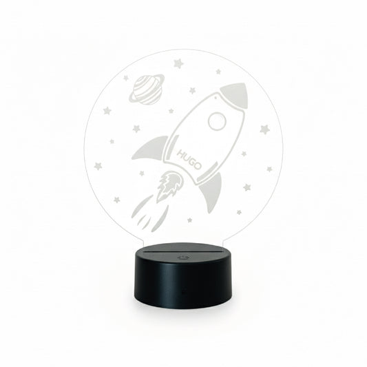 Lámpara Led Espacio + Nombre