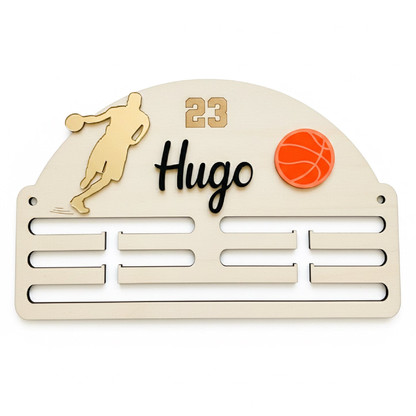 Medallero Baloncesto Chico Pelota Personalizado