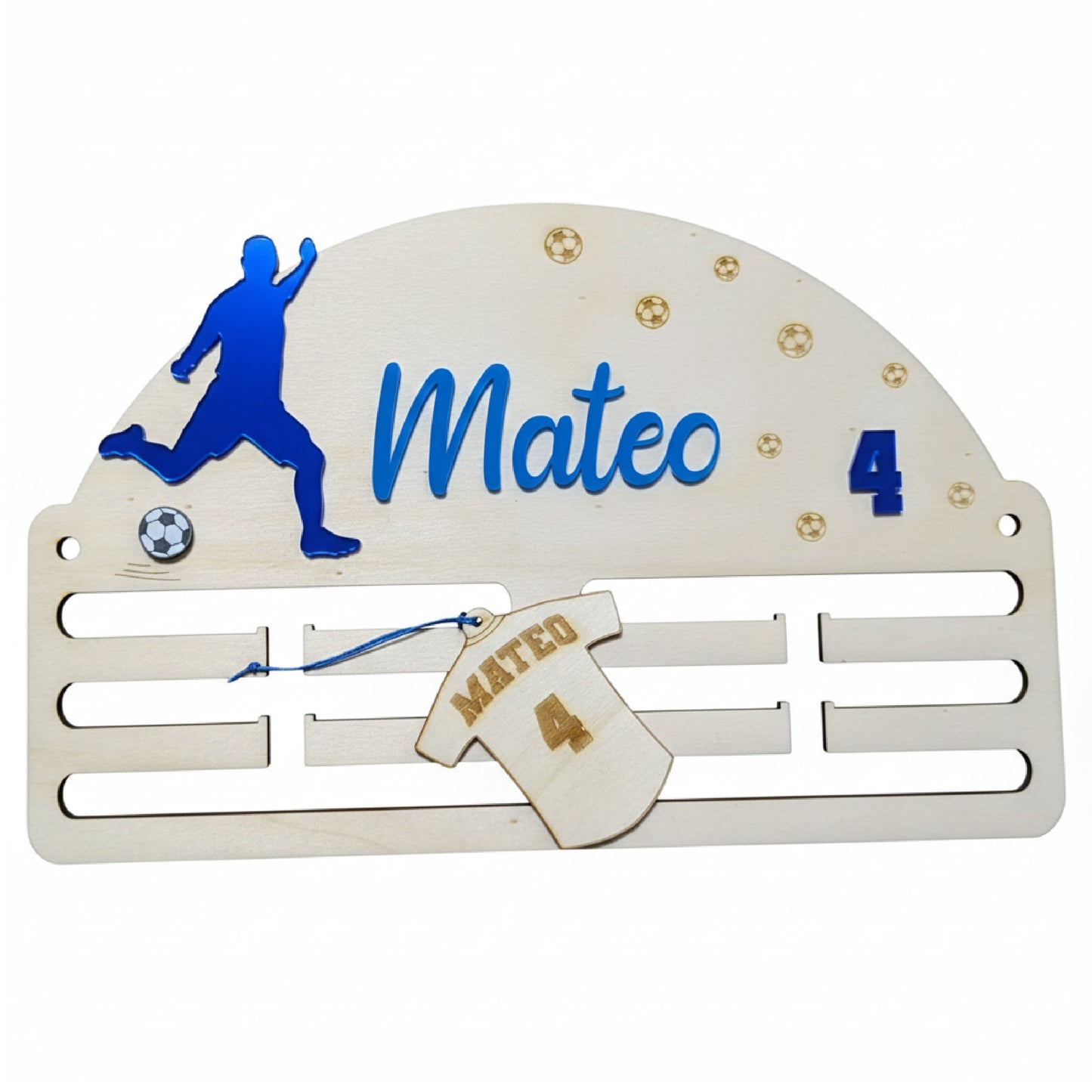 Medallero Fútbol Chico Personalizado