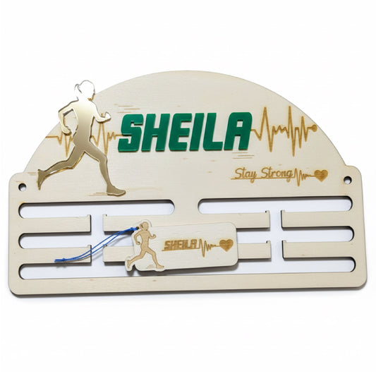 Medallero Running Chica Personalizado