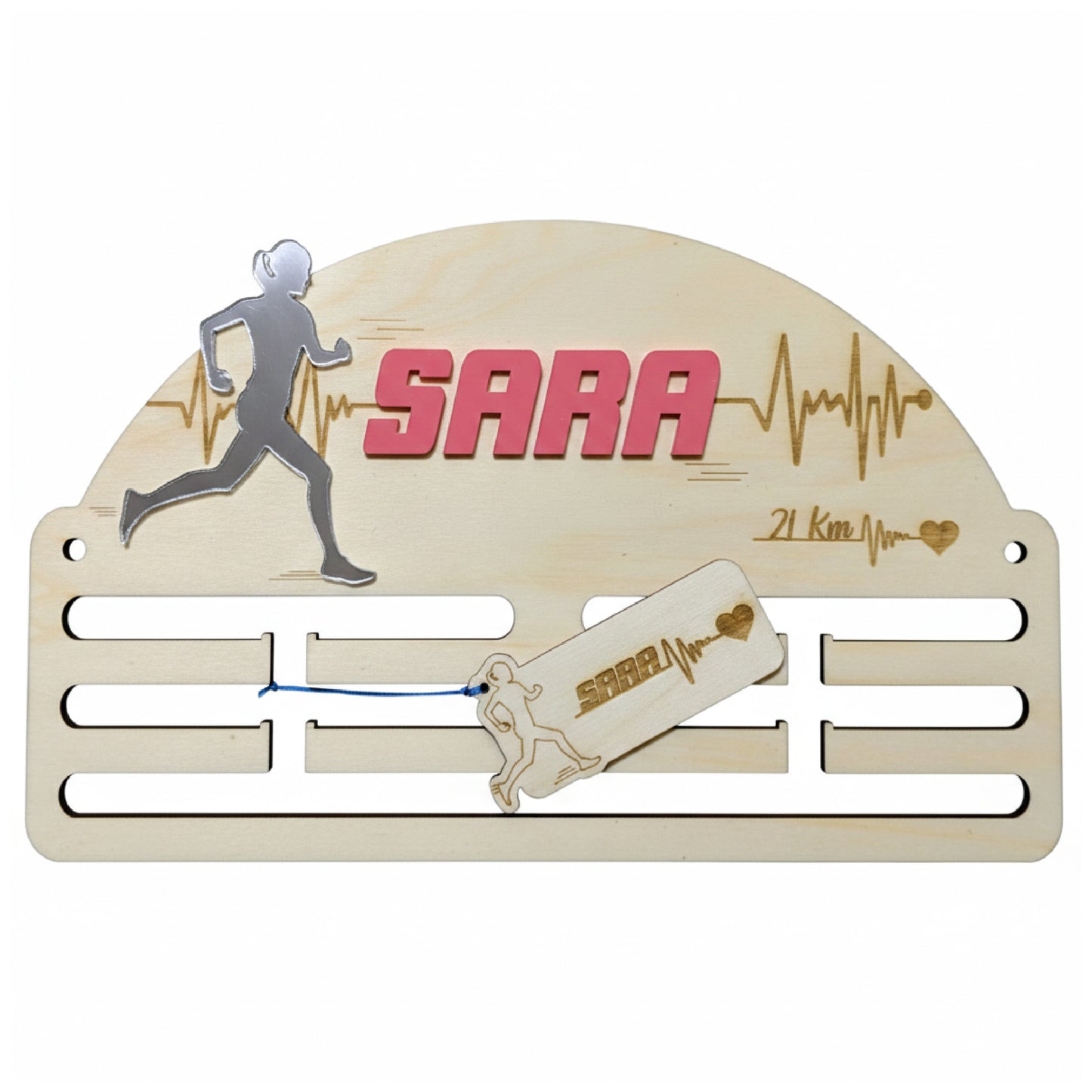 Medallero Running Chica Personalizado