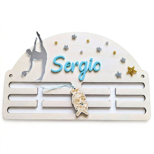 Medallero Gimnasia Personalizado (Estrellas Acrílico) - Chica/Chico