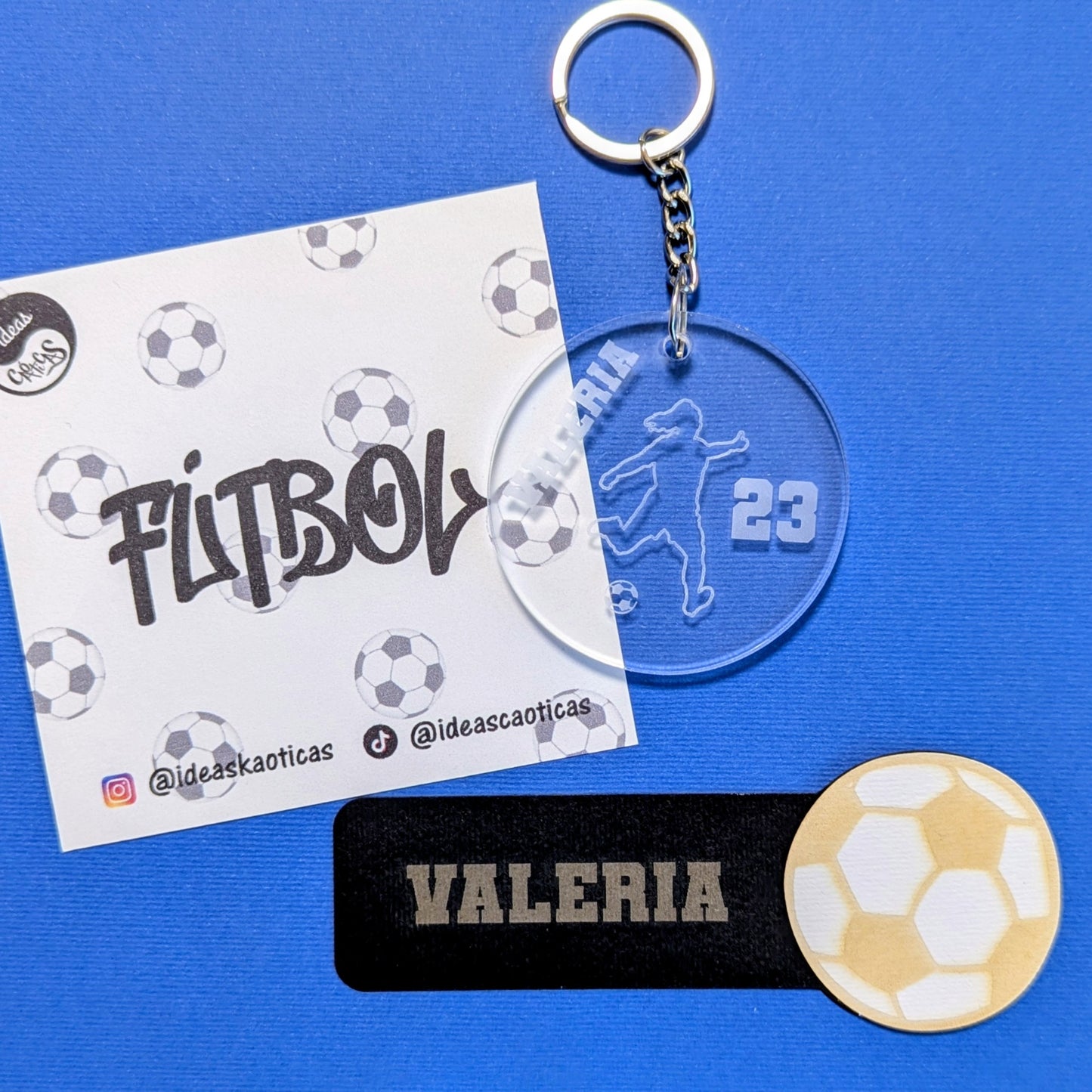 Llavero Fútbol Chica