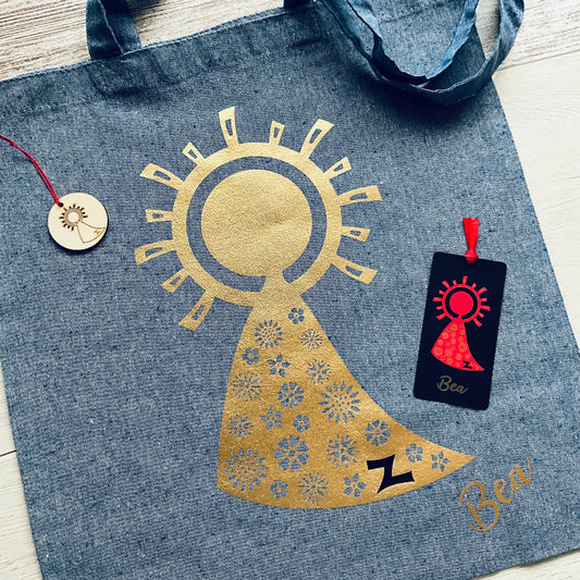 Tote Bag Virgen del Pilar personalizada con Nombre